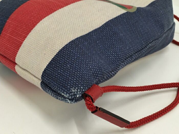 Gucci Backpack Drawstring Logo Canvas Tricolor