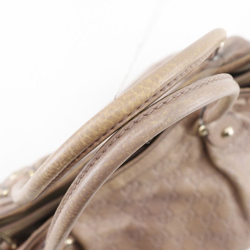 Gucci Sookie GG 296835 Striped Leather Pink Women's Tote Bag