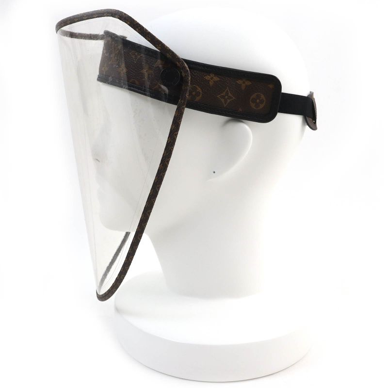 Louis Vuitton M76727 Villers LV Shield Monogram Canvas Sun Visor Face Cabas -