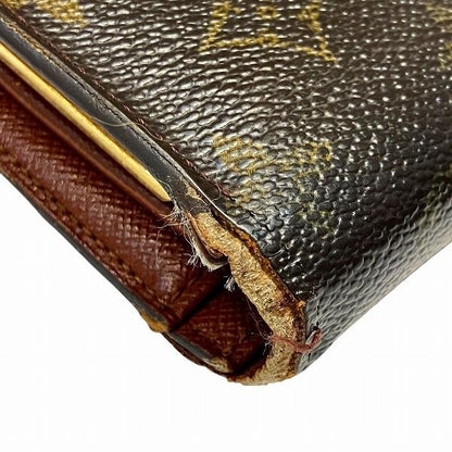 Louis Vuitton Monogram Porte Monevier Viennois M61663 Clasping Bifold Wallet