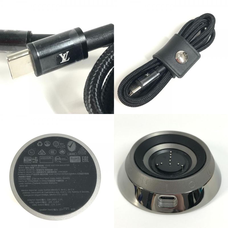 Louis Vuitton Miscellaneous Items Horizon Light Up Speaker Qac000 Metal Frame