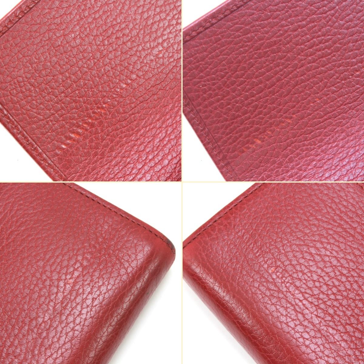 Gucci Long Wallet Double G Continental Wallet 456116 Red
