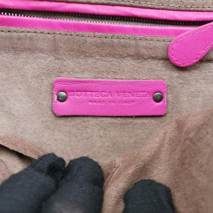 Bottega Veneta Nodini Intrecciato Rose Red Lambskin B03406395v