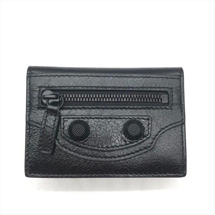 Balenciaga le City Mini Wallet Black Not Released in Japan