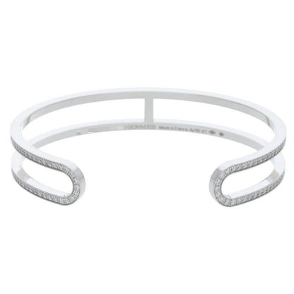 Hermes Ever Chaine D'ancre 18K White Gold Full Diamond White Gold Bracelet