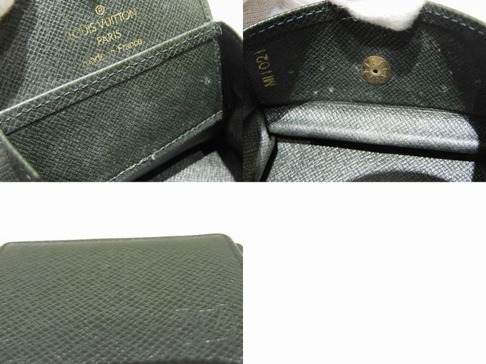 Louis Vuitton Coin Case Taiga Epi Cair Greenish M30384 Portmonnaie Boite Coin