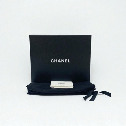 Chanel Boots Short Boots Shoes Suede Gray Unused Here Mark Matelasse Open Toe