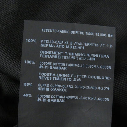 Saint Laurent Paris 344674 Eddie Period Suede Leather Jacket Blouson Black 50