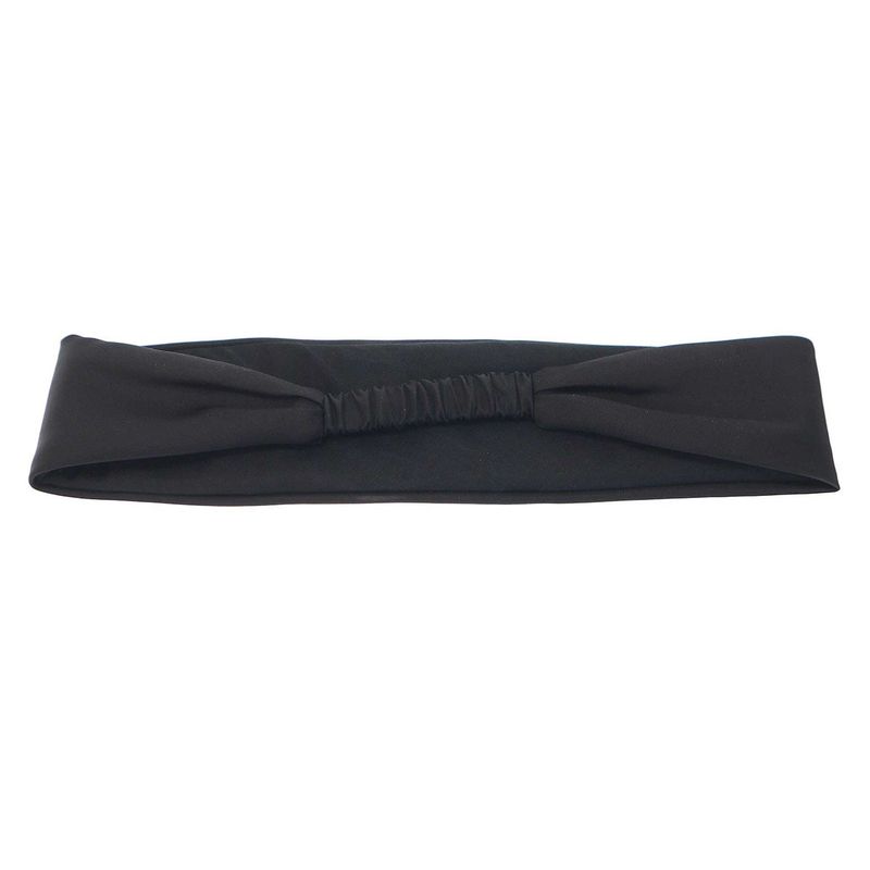 Prada Logo Plated Nylon Headband 1ih081 Black