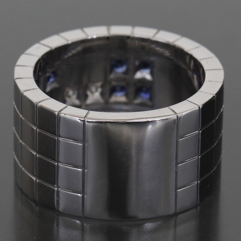 Cartier Payette Diamond Ring No 15.5 18K White Gold Box And Paper E1910