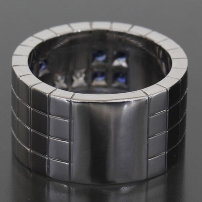 Cartier Payette Diamond Ring No 15.5 18K White Gold Box And Paper E1910