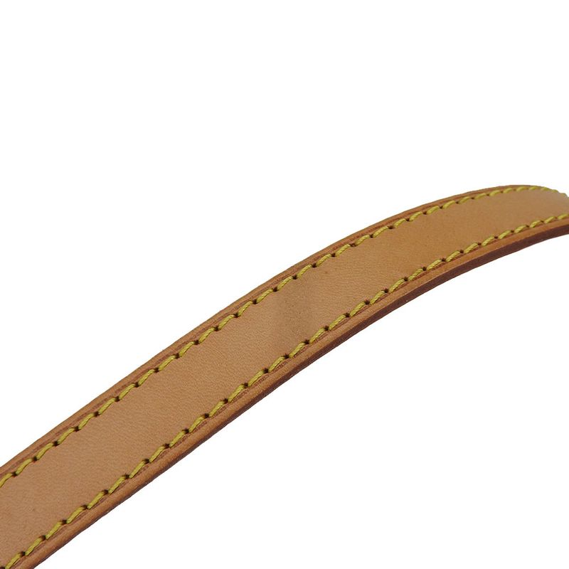 Louis Vuitton Shoulder Strap Nubuck Leather Beige Gold Hardware Adjustable