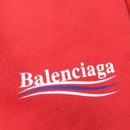 Balenciaga 508232 Cotton Polyester Campaign Logo Sweatpants Red 8 (kids' Size