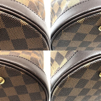 Louis Vuitton Damier Marais N42240 Tote Bag with Pouch Ladies Brown Used 006238
