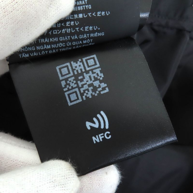 Prada 2022 21h924 Triangle Logo Triangle Plate Re Nylon Long Tight Skirt