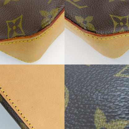 Louis Vuitton Shoulder Bag Trotter M51240 Monogram Brown Gold Hardware Pochette
