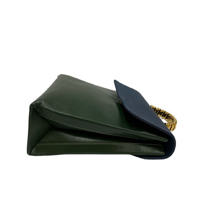 Loewe Vintage Velasquez Twist Handbag Leather 2-Way Shoulder Bag