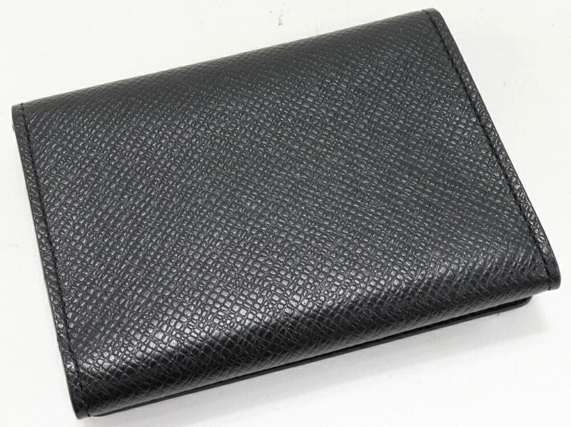 Louis Vuitton Business Card Holder With Depth Taiga Noir Black Envelope Carte