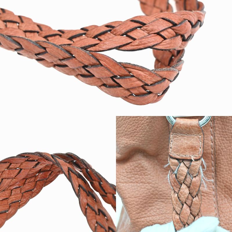 Gucci Bamboo Tote Shoulder Bag Leather Coral Pink 64ka752