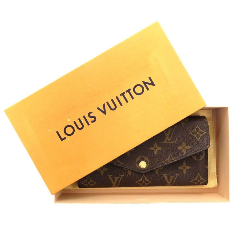 Louis Vuitton Portefeuille Sarah Monogram M60531 Long Wallet LV 1562 Louis