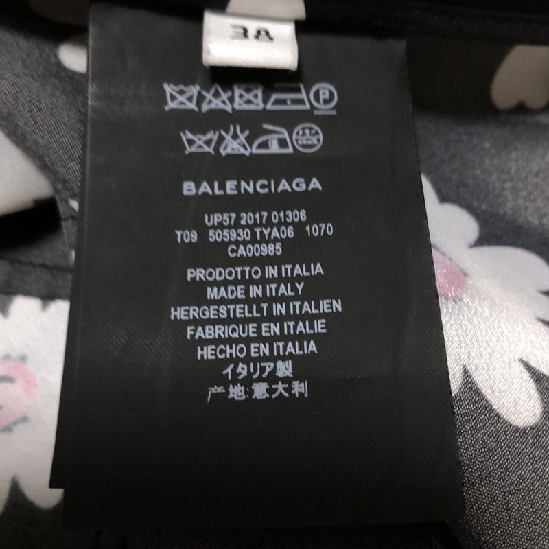 Balenciaga Sleeveless Cut & Sewn Size 38 M Women - 505930tya06 Black X White X