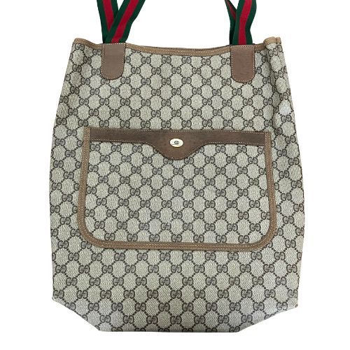 Gucci Tote Bag GG Supreme GG Supreme Old Gucci Sherry Line Brown