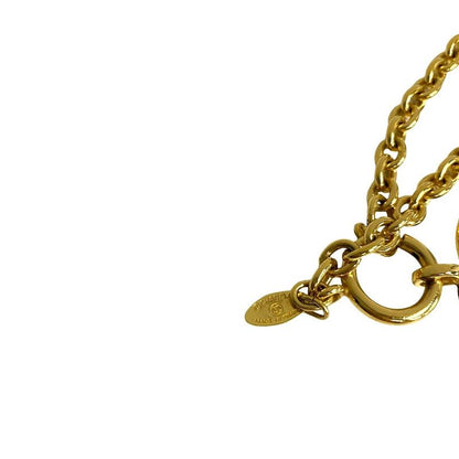 Chanel Coco Mark Motif GP Chain Necklace Pendant