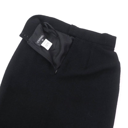 CHANEL 10P P37602/p37736 Tweed Jacket + Skirt Setup With Coco Mark Buttons