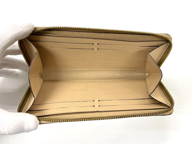 Louis Vuitton Monogram Empreinte Portefeuille Clemence Round Zipped Wallet Long