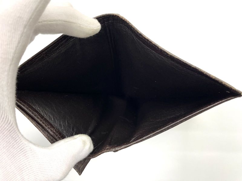 Gucci Interlocking G Logo Leather Long Wallet Billfold 124575 Black Made In