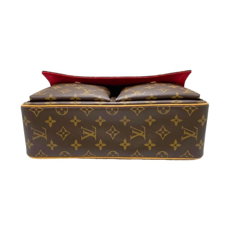 Louis Vuitton One Shoulder Bag Viva Cité MM M51164 Monogram Red Louis Vuitton