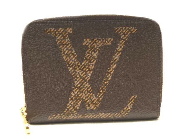 4 Louis Vuitton Zippy Coin Purse Monogram Giant M69354 Coin Case Brown Wallet ▼