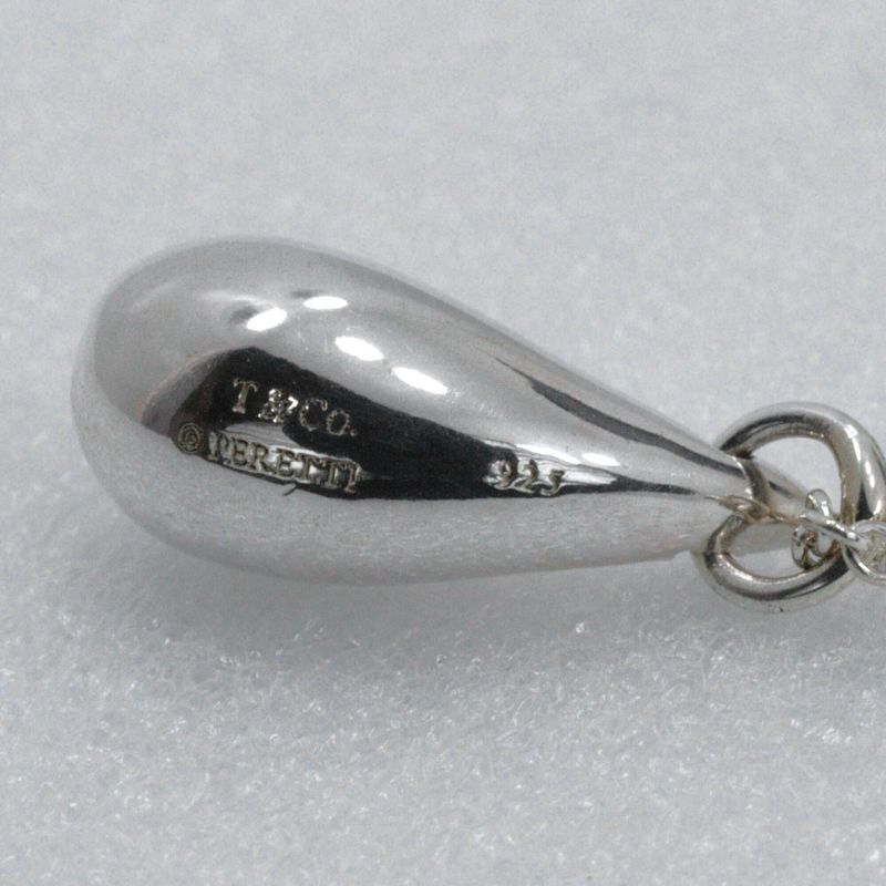 Tiffany & Co Teardrop Elsa Peretti 925 Silver Ladies 2.8g Necklace