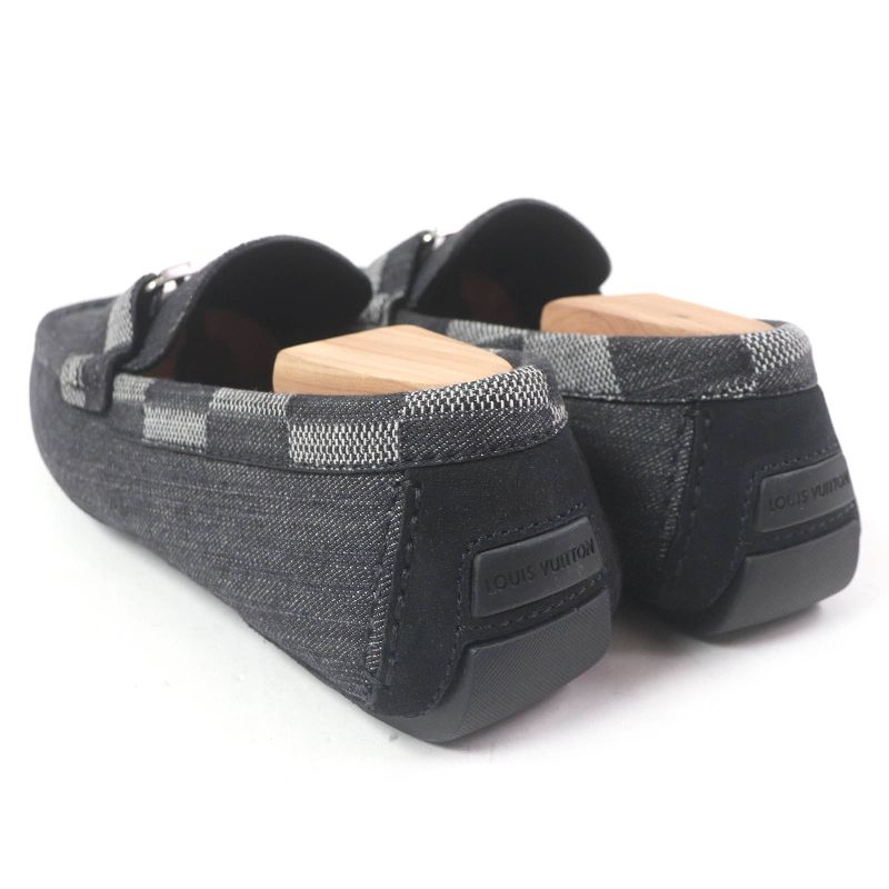 Louis Vuitton 2022 LV Hockenheim Line Damier LV Logo Hardware Denim Leather