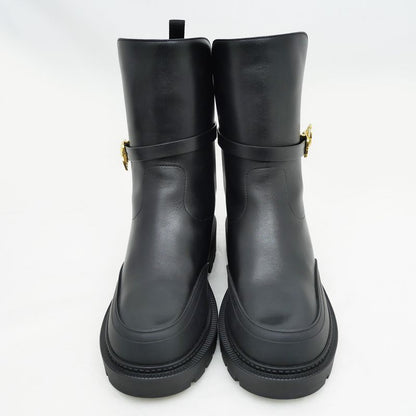 Christian Dior Empreinte Ankle BOOT Ankle Boots 37 1 2 Black Leather