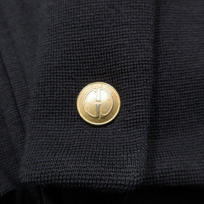 Gucci Tom Ford Period Vintage Gold Button Suede Switching Knit Jacket Outerwear