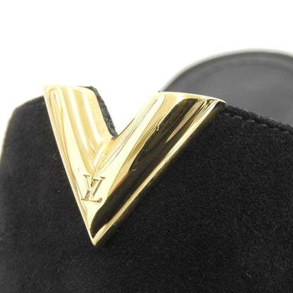 Louis Vuitton 2016 Item Essential V Suede Leather Open Toe Sabo Sandals Mules