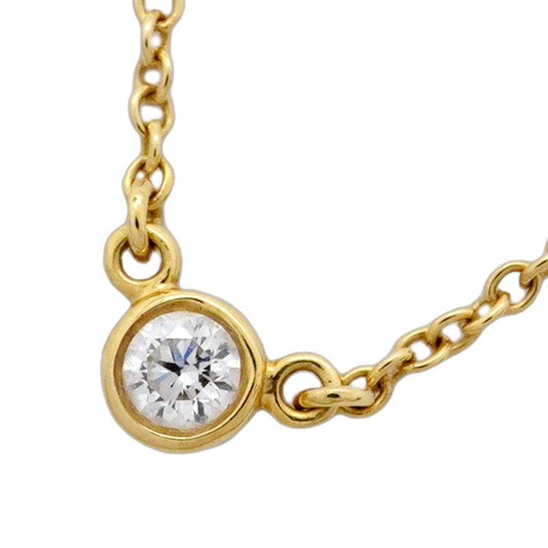 Tiffany & Co Necklace By-the-yard 1PD 18K Yellow Gold Yellow Gold Diamond Ladies
