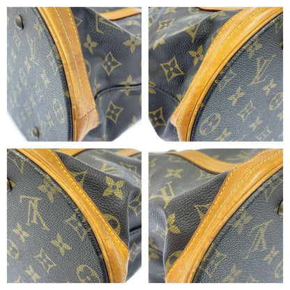 Louis Vuitton M42236 Monogram PVC Bucket GM Shoulder Bag Brown 386493