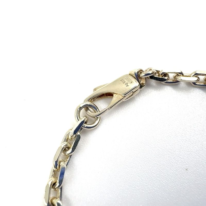 Gucci Hexagon Ag925 Silver Bracelet 779169-j8400-8106-18