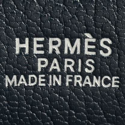 Hermes Escapada Tote Bag Fjord □C Engraved Navy Silver Hardware