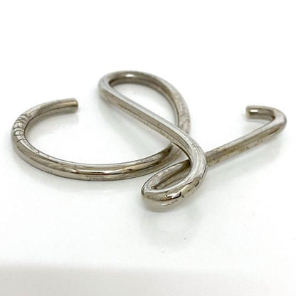 Loewe Key Ring Ec21965 Silver Anagram Metal