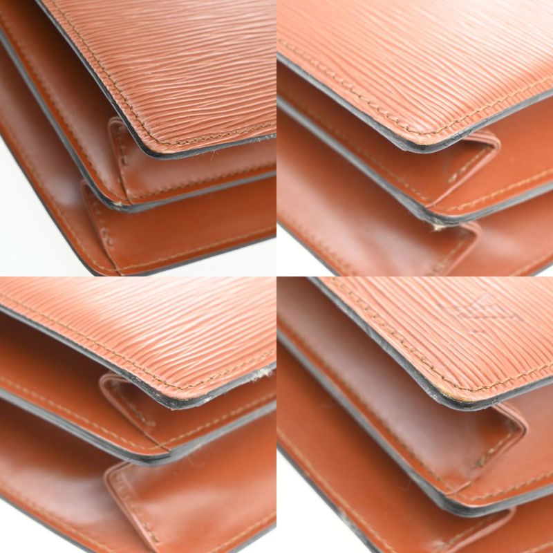 Louis Vuitton Shoulder Bag Capuchin Epi Brown M52343 80ka705