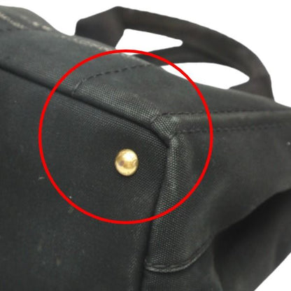 Prada 1 Bg439 Tote Bag Canapa Mini Black