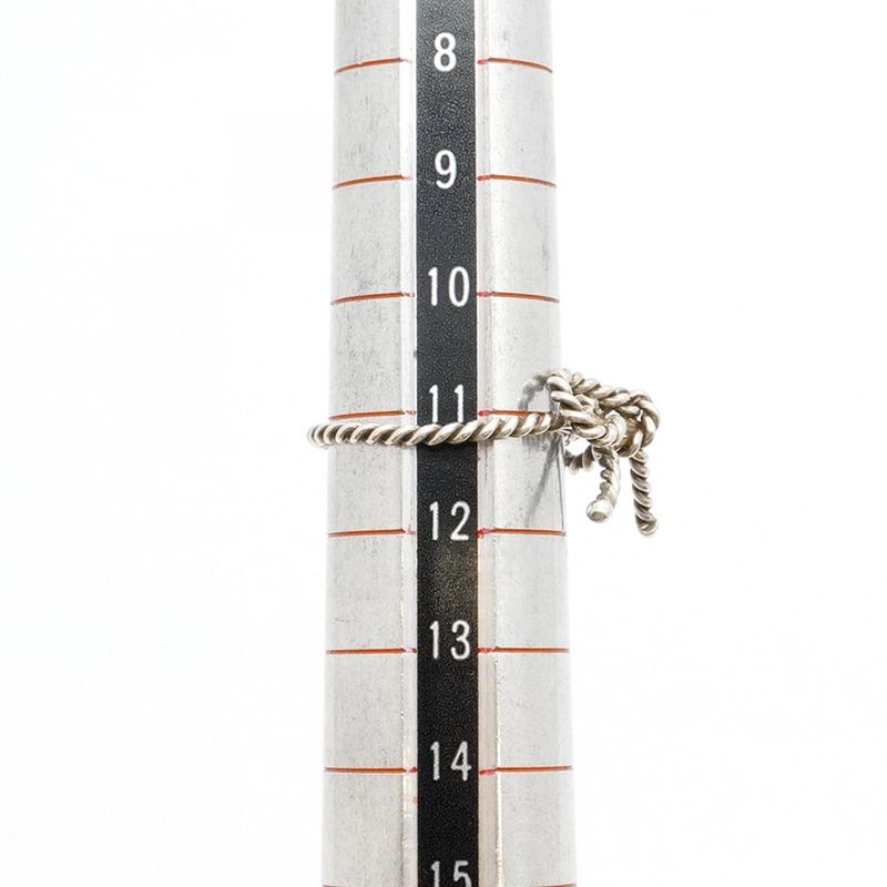 Tiffany & Co Ring With Twisted Ribbon Silver 925 Size 11 Ladies