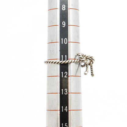 Tiffany & Co Ring With Twisted Ribbon Silver 925 Size 11 Ladies