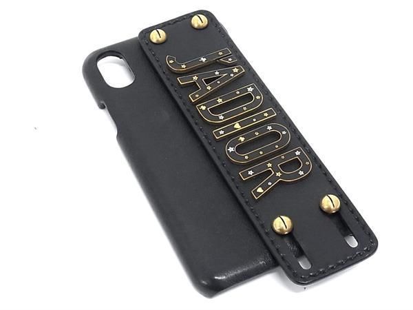 Christian Dior J'adior Leather Iphone X/XS Phone Case Black Series Ax9229