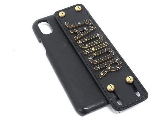 Christian Dior J'adior Leather Iphone X/XS Phone Case Black Series Ax9229