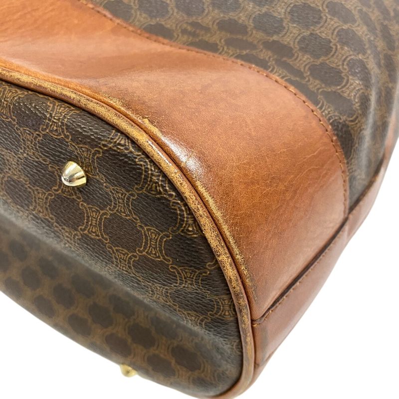 Celine One Shoulder Backpack Large Shape Macadam Pattern Backpack Daypack Bag