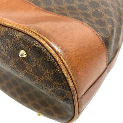 Celine One Shoulder Backpack Large Shape Macadam Pattern Backpack Daypack Bag